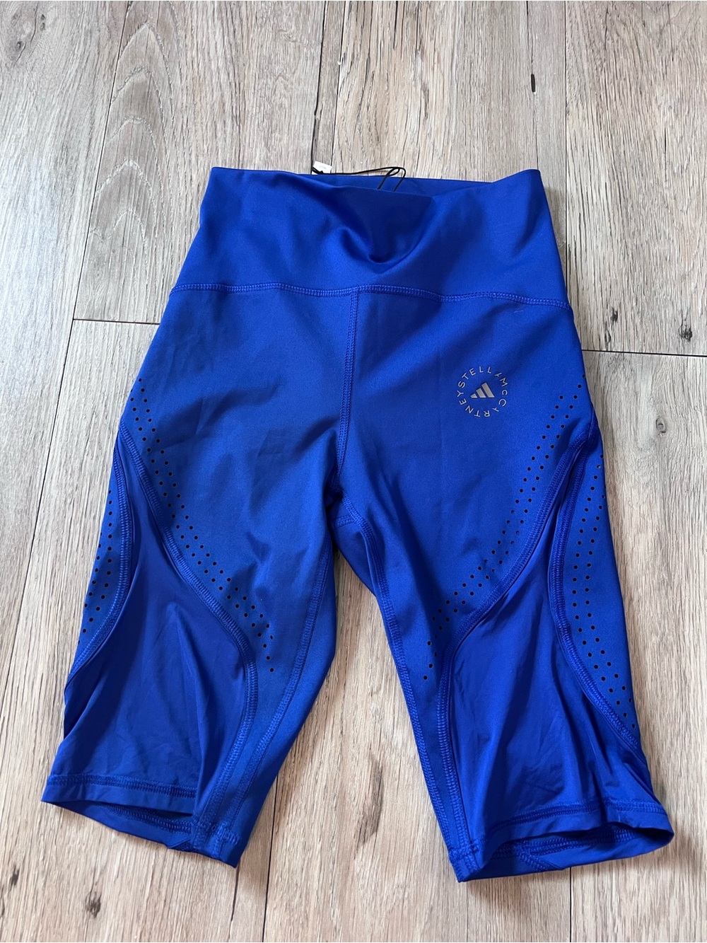 Adidas by Stella McCartney Electric Blue Women's Performance Bike Shorts